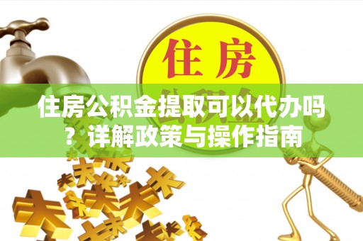 海棠住房公积金提取可以代办吗？详解政策与操作指南