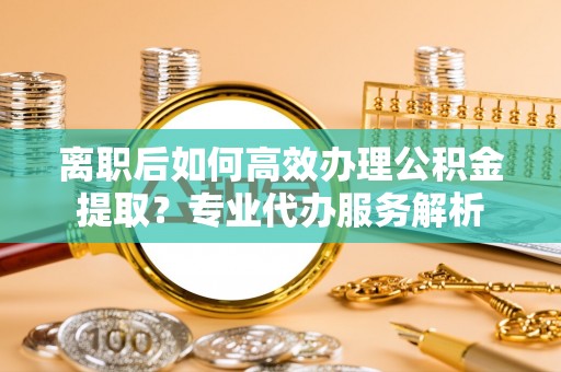 海棠离职后如何高效办理公积金提取？专业代办服务解析
