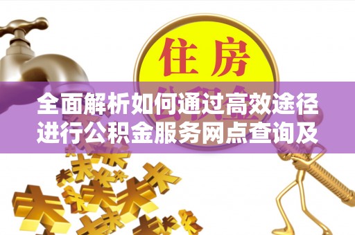 海棠全面解析如何通过高效途径进行公积金服务网点查询及办理相关业务