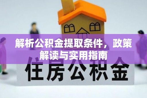 海棠解析公积金提取条件，政策解读与实用指南