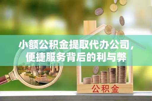 海棠小额公积金提取代办公司，便捷服务背后的利与弊