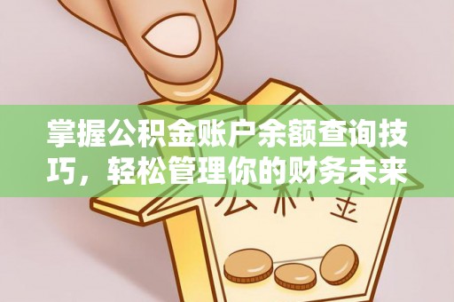 海棠掌握公积金账户余额查询技巧，轻松管理你的财务未来