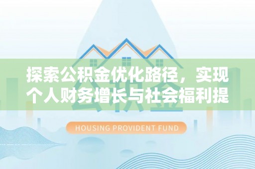海棠探索公积金优化路径，实现个人财务增长与社会福利提升