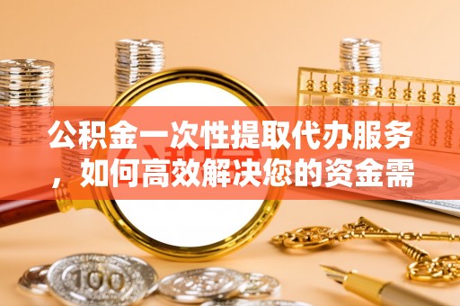 海棠公积金一次性提取代办服务，如何高效解决您的资金需求