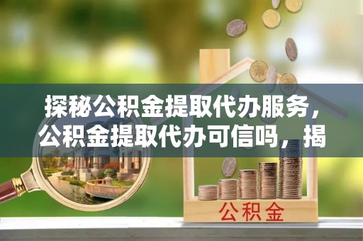 海棠探秘公积金提取代办服务，公积金提取代办可信吗，揭秘真相与选择指南
