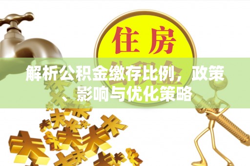 海棠解析公积金缴存比例，政策、影响与优化策略