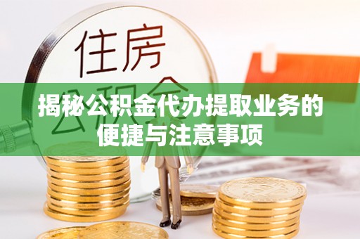 海棠揭秘公积金代办提取业务的便捷与注意事项