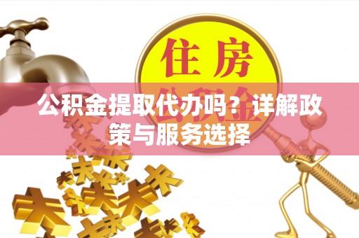 海棠公积金提取代办吗？详解政策与服务选择