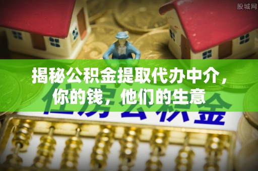 海棠揭秘公积金提取代办中介，你的钱，他们的生意