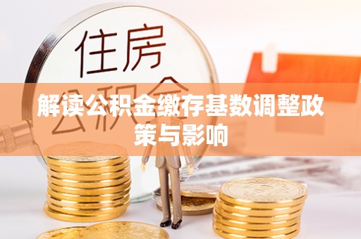 海棠解读公积金缴存基数调整政策与影响