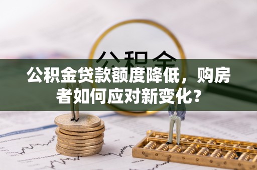 海棠公积金贷款额度降低，购房者如何应对新变化？