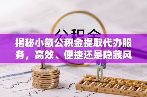 海棠揭秘小额公积金提取代办服务，高效、便捷还是隐藏风险？