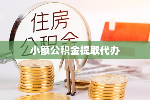 海棠小额公积金提取代办