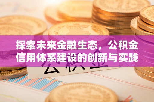 海棠探索未来金融生态，公积金信用体系建设的创新与实践
