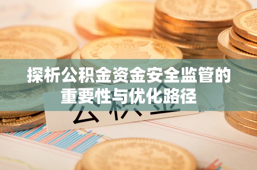 海棠探析公积金资金安全监管的重要性与优化路径