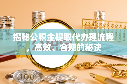 海棠揭秘公积金提取代办理流程，高效、合规的秘诀