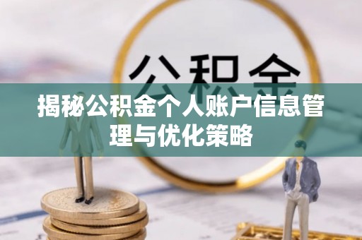 海棠揭秘公积金个人账户信息管理与优化策略