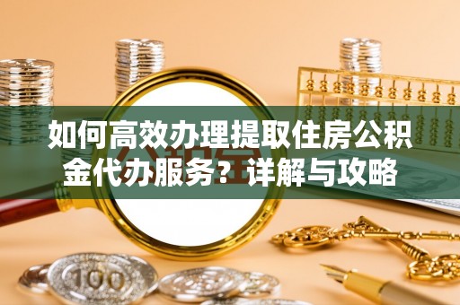 海棠如何高效办理提取住房公积金代办服务？详解与攻略
