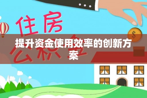 海棠提升资金使用效率的创新方案