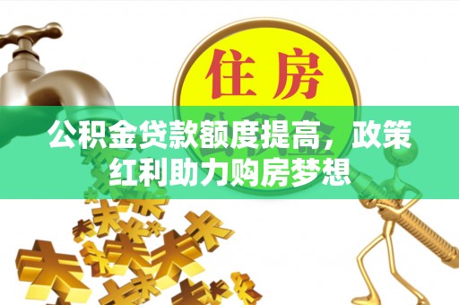 海棠公积金贷款额度提高，政策红利助力购房梦想