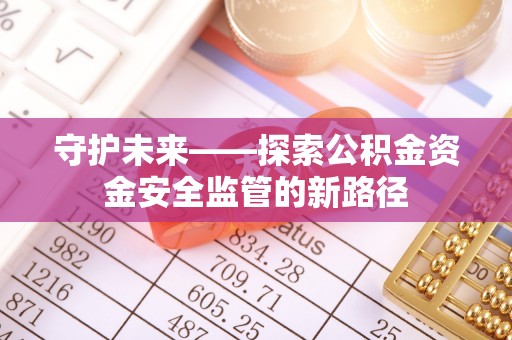 海棠守护未来——探索公积金资金安全监管的新路径
