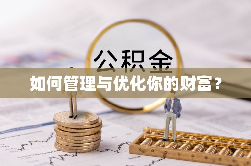 海棠如何管理与优化你的财富？