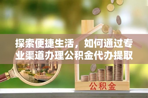 海棠探索便捷生活，如何通过专业渠道办理公积金代办提取业务