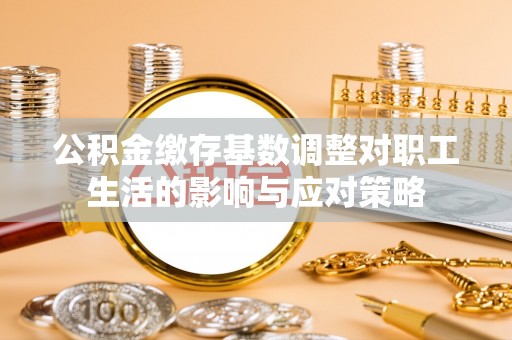 海棠公积金缴存基数调整对职工生活的影响与应对策略