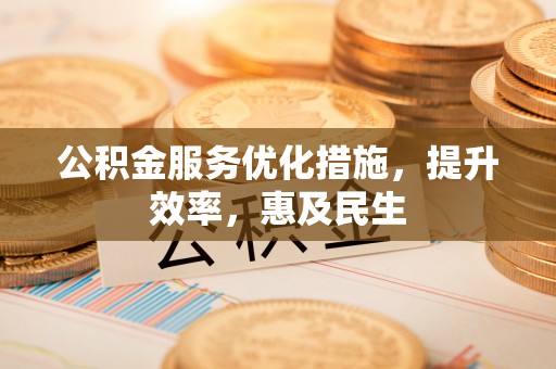 海棠公积金服务优化措施，提升效率，惠及民生