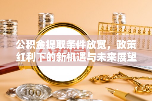 海棠公积金提取条件放宽，政策红利下的新机遇与未来展望