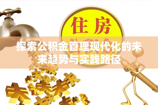 海棠探索公积金管理现代化的未来趋势与实践路径