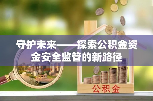 海棠守护未来——探索公积金资金安全监管的新路径