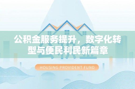 海棠公积金服务提升，数字化转型与便民利民新篇章