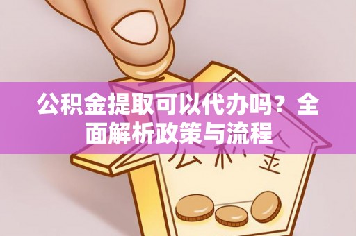 海棠公积金提取可以代办吗？全面解析政策与流程
