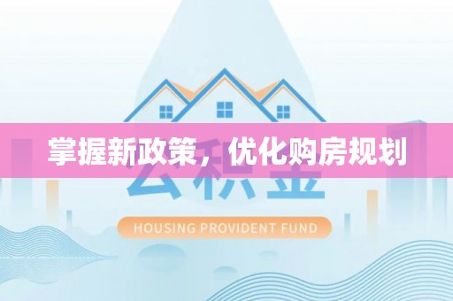 海棠掌握新政策，优化购房规划