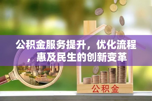 海棠公积金服务提升，优化流程，惠及民生的创新变革
