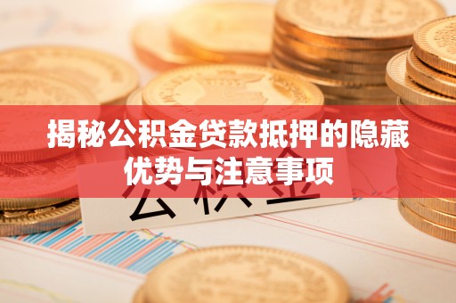 海棠揭秘公积金贷款抵押的隐藏优势与注意事项