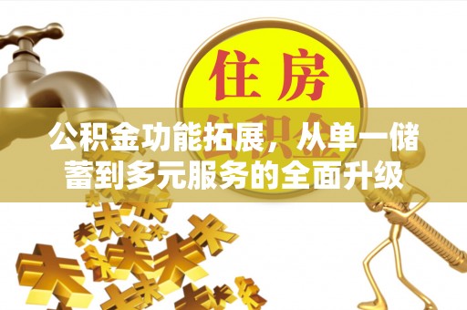 海棠公积金功能拓展，从单一储蓄到多元服务的全面升级