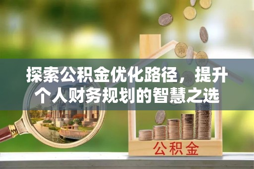 海棠探索公积金优化路径，提升个人财务规划的智慧之选