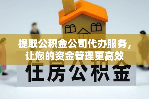海棠提取公积金公司代办服务，让您的资金管理更高效