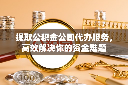 海棠提取公积金公司代办服务，高效解决你的资金难题