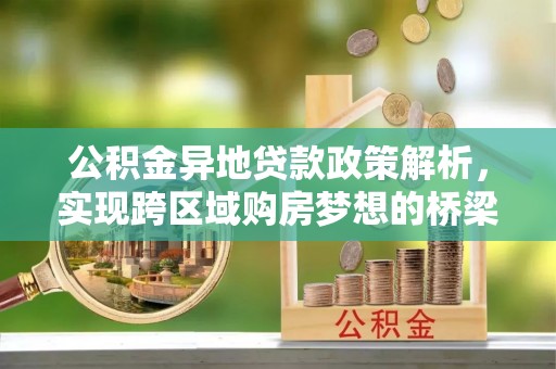 海棠公积金异地贷款政策解析，实现跨区域购房梦想的桥梁