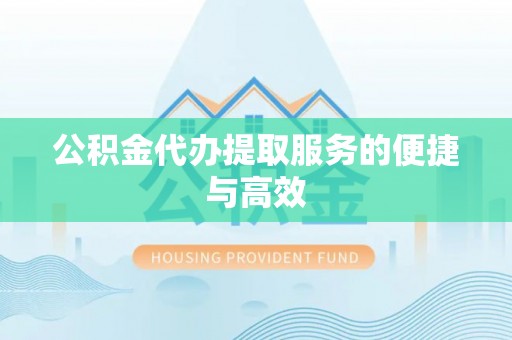 海棠公积金代办提取服务的便捷与高效