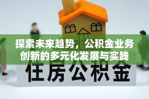 海棠探索未来趋势，公积金业务创新的多元化发展与实践
