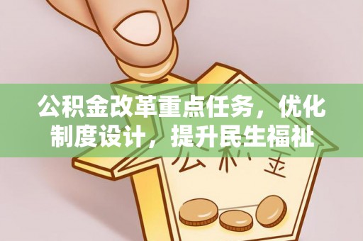 海棠公积金改革重点任务，优化制度设计，提升民生福祉