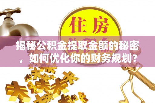 海棠揭秘公积金提取金额的秘密，如何优化你的财务规划？