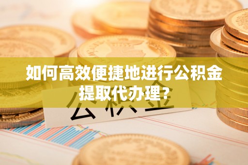 海棠如何高效便捷地进行公积金提取代办理？