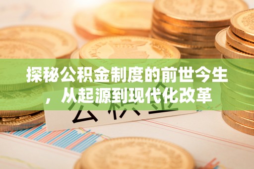 海棠探秘公积金制度的前世今生，从起源到现代化改革