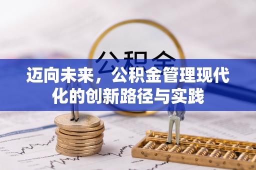 海棠迈向未来，公积金管理现代化的创新路径与实践