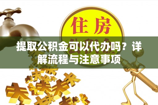 海棠提取公积金可以代办吗？详解流程与注意事项